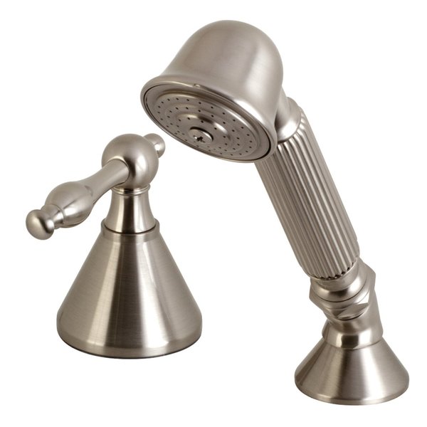 Kingston Brass KSK2368NLTR Transfer Valve Set For Roman Tub Faucet W/Hand Shower, Nkl KSK2368NLTR